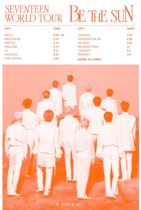 SEVENTEEN WORLD TOUR [BE THE SUN] 일반예매